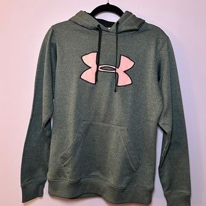 Under Armour Women’s Gray & Pink Hoodie l Size M